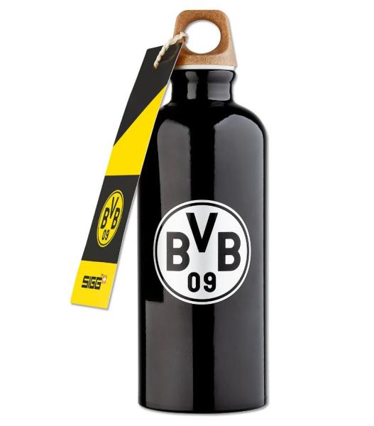 Borussia Dortmund - SIGG Trinkflasche schwarz 0,6l